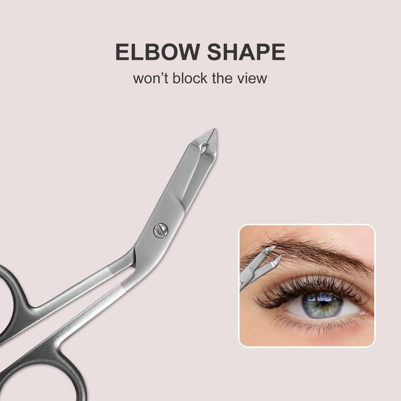 Cut it Professional Scissor Tweezer - Premium Quality Stainless Steel Tweezers with Handles, Larger Grabbing Surface Area, Precision Eyebrow Tweezers for Women and Men Facial Hair - Image 3